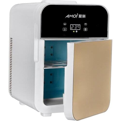 20L Car Home Auto Refrigerator Dual Core Freeze Heating Food Fruit Storage Fridge Cooler for Home Travel Camping DC12V/AC220V