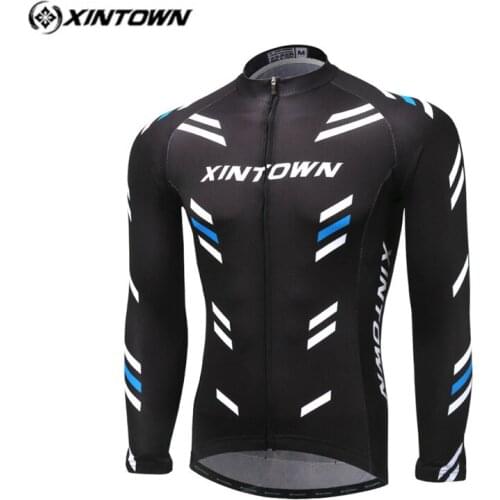 Xintown Team Racing Sport Cycling Jersey Long Sleeve Autumn Comfortable Bicycle Cycling Clothing UV Protection mtb Bike Jersey