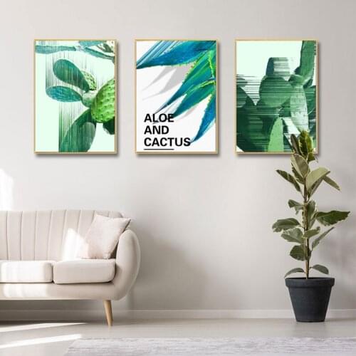 Plants watercolor canvas, Nordic style, print, scandinavian, wall art, painting, images, minimalist, home decor