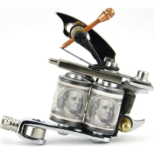 Fashion Modern 8 Wraps Dual Coil Tattoo Machine Liner Shader Fit Shading Lining