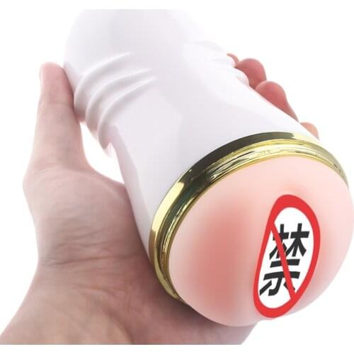 Male Masturbator Blowjob Pussy Sucking Realistic Vagina Sex Machine Aircraft Cup Oral Sex Toys for Men