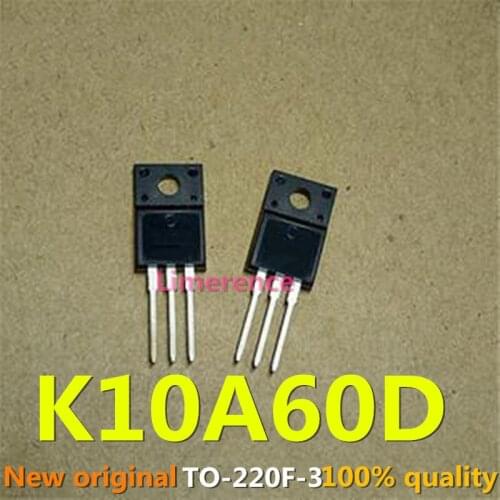 10PCS K10A60D TO220F TK10A60D 10A60 TO-220F new and original IC Chipset Support recycling all kinds of electronic components