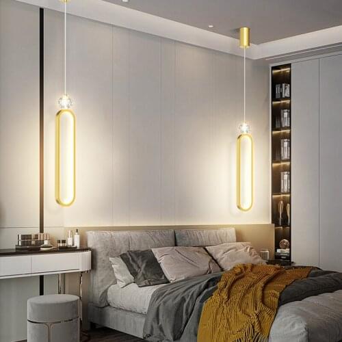 Nordic Fixture LED Lamp Pendant Light Indoor Luminaire Dining Room Living Room Decoration Minimalist Simple Chandeliers Loft