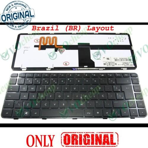 New Notebook Laptop keyboard for HP Pavilion DM4 DM4-1000 DM4-2000 DV5 DV5-2000 -2100 Black Teclado BR Brazilian - 597911-201