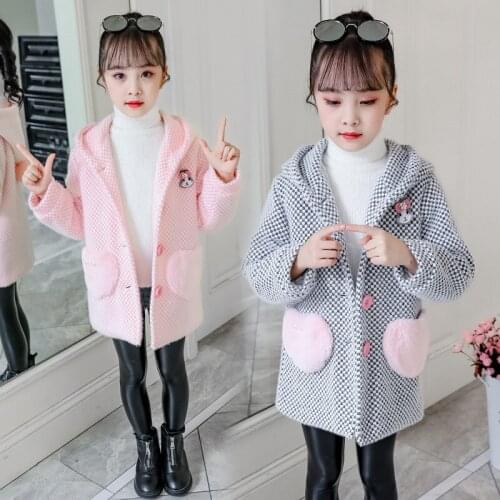 New 2020 Autumn Winter Baby Boys Girls Flower Cardigan Coat Children Clothing Boys Girls Knitted Kids Cardigan Coat