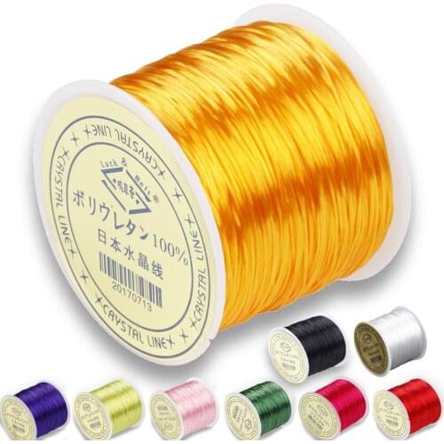 10M Strong Elastic Crystal Threading String Beading Cord for Bracelets Diy Jewelry Making Thread Cords Stretchy Thickness 1mm