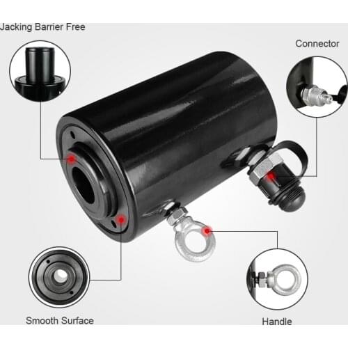 RCH-10075 Hollow Hydraulic Jack Maximum Stroke 75mm Cylinder Multi-purpose Manual Hydraulic Hydraulic Lifting Maintenance Tool