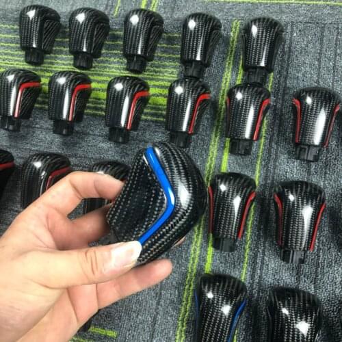 High Quality Custom Carbon Fiber Alcantara Gear Shift Knob For Toyota Camry SE XSE LE XLE 2018 2019 2020