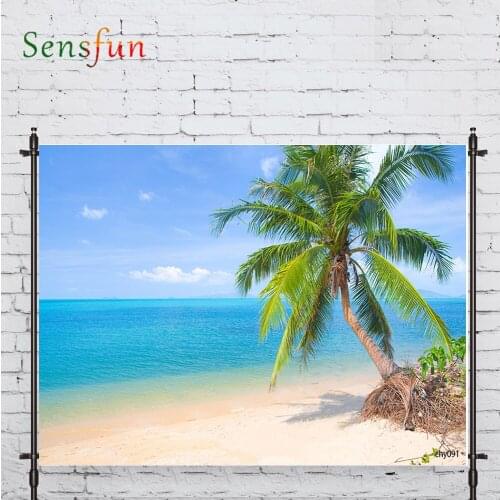 LEVOO Photographic Background Beach Hawaii Tourism Natural Landscape Backdrop Photo Shoot Photocall Photobooth Prop Custom