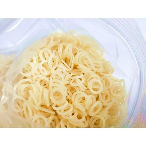 Dental Yellow Orthodontic Elastics Rubber Bands Ties 4.5OZ 5000pcs/Pack