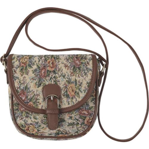 New Japan Style Vintage Flowers Women Shoulder Crossbody Bag Canvas Womens Handbags Purses free shipping