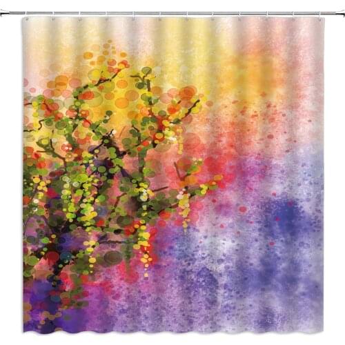 3D print Flower Birds Bathroom Waterproof Shower curtain Polyester fabric washable Bath curtain Home Decor Long 180*200cm