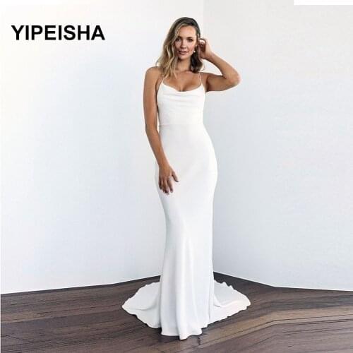 Yipeisha Mermaid Silhouette Wedding Dresses