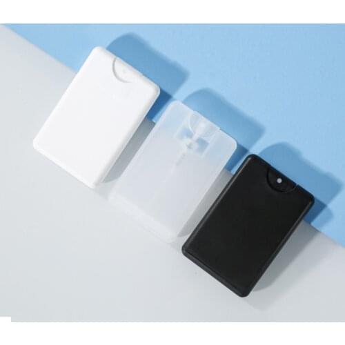 1PC 20ml Perfume Bottle Card Shape Mini Sprayer Refillable Perfume Atomizer Travel Size Portable Alcohol Spray Tool