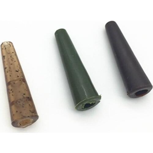 200*Carp Fishing Tail Rubber Tube Stopper for Carp Fishing Lead Clips Rig Sleeves Knot Protector Carp Terminal End Tackle