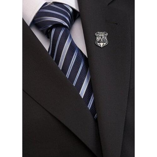 English bulldog brooch