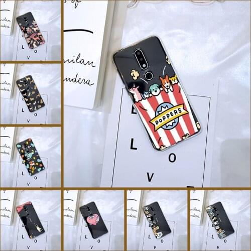 Case For Nokia 3.2 4.2 Cute Dog Cat Kawaii Puppy Cartoon Soft Silicone Back Cover For Nokia 7.1 6.1 5.1 3.1 2.1 Plus Phone Case