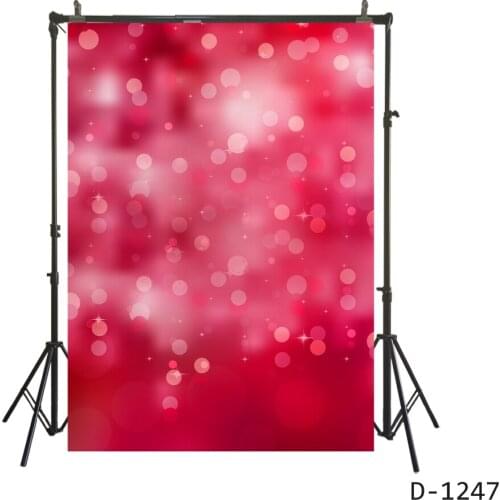 Valentines Day Backdrop For Photography Bokeh Dots Lovers Propose Portrait Red Background Photo Studio Booth Birthday Banner