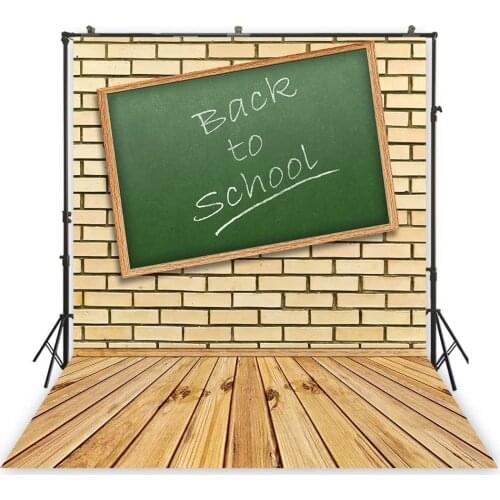 HUAYI Photography Backdrop Back to School Chalkboard Photo Background Studio Portraits Child Photobooth Backdorps Props XT-1491