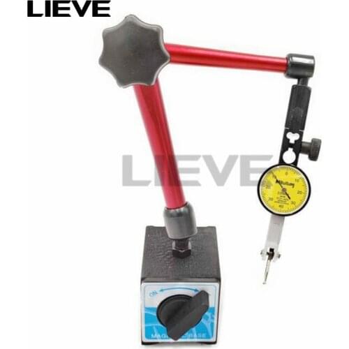 Hot Dial Indicator +big universal Magnetic Stand Base Holder 0.8mm Dial /10MM dial Test Comparator For Equipment Calibration