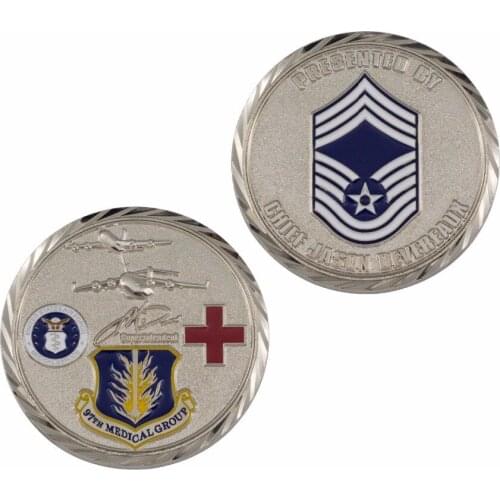 Custom silver coin manufacturers OEM low cost military coins cheap custom engraved silver enamel coin