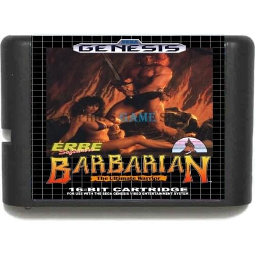 Barbarian 16 bit MD Game Card For Sega 16bit Game Player