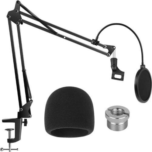 Microphone Stand Desktop Mic Clip Holder Tripod Nb35 Live Cantilever Bracket Universal Microphone Bracket dropshipping