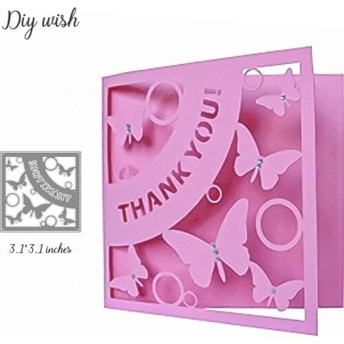 Mini THANK YOU Letter Metal Cutting Die New 2019 for Scrapbooking Craft Dies Cut for DIY Paper Cards Making