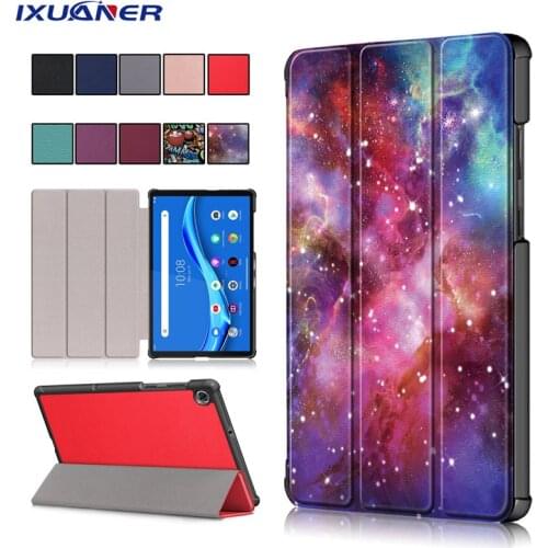 Fashion Folding Wake Up Case for Lenovo Tab M10 FHD Plus X606F/X Stand PU Leather Cover for Tab M10 FHD Plus TB-X606F TB-X606X
