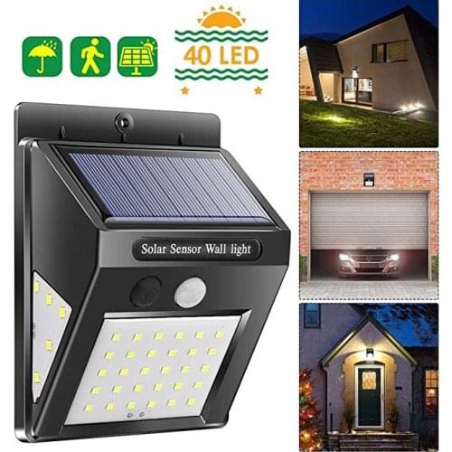 LED Solar Power PIR Motion Sensor Wall Light 20 LED Outdoor Waterproof Energy Saving Street Yard Path Home Garden Security Lamp