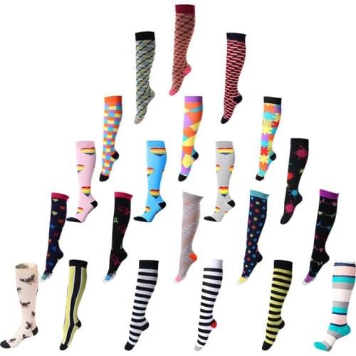 NEW European And American Elastic Compress Stockings Nylon Nurse Professional Pressure Long Legs Women Stocking 10pair/lot