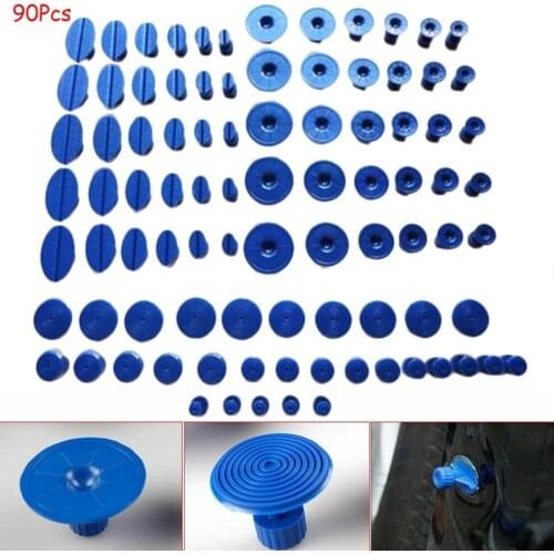 NEW-90 Pcs Puller Tabs Paintless Dent Repair Tabs Glue Pulling Tabs Kit for Small Dent
