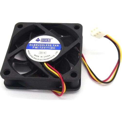 New 12V 3 Pin LYF 6 CM 60 MM X 15 MM 6010 Fan For PC CPU System Cooling Cool Fan