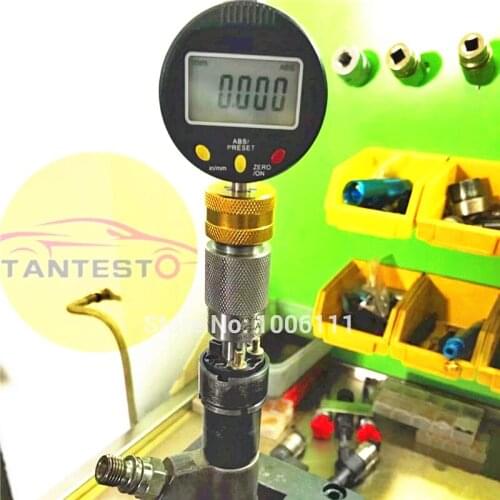 Upgrade Common Rail Injector Travel Measuring Tool Seat With Micrometer Gauge For CUMMINS, Common Rail Injector Repair Tool