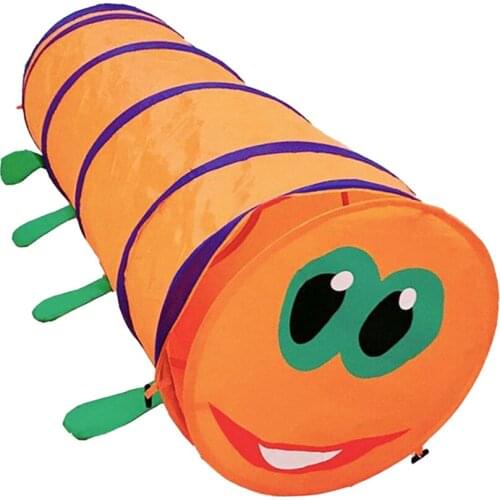 Portable Crawl Tunnel Caterpillar Play Tent Toy for Kids Toddlers Infants Indoor and Outdoors, 5 Foot Long