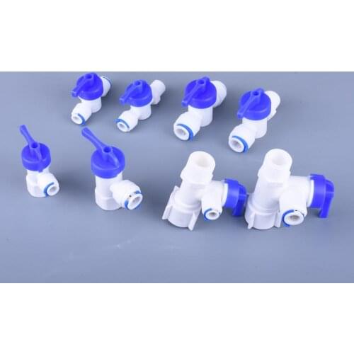 Dedicated quick connector - threaded valve Family drinking water filter attachment RO filter reverse osmosis system