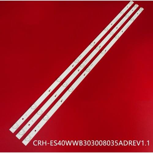 LED Backlight strip 8 Lamp for TH-40D400C Th-40d300K CRH-ES40WWB303008035ADREV1.0 B ECHOM-4640WW002 LVF400SSDE E2 V12 THOMSON