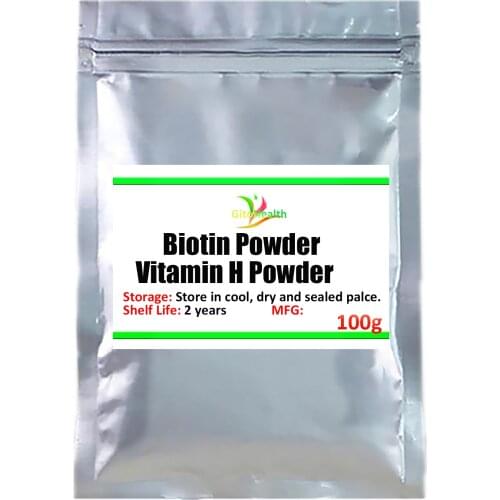 High quality biotin powder, fog generating element, hair nutritional supplement, food grade skin conditioner to prevent dry and