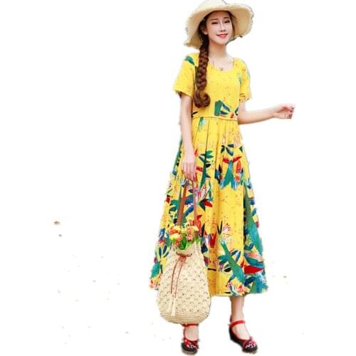 YAGENZ Summer Cotton Dresses