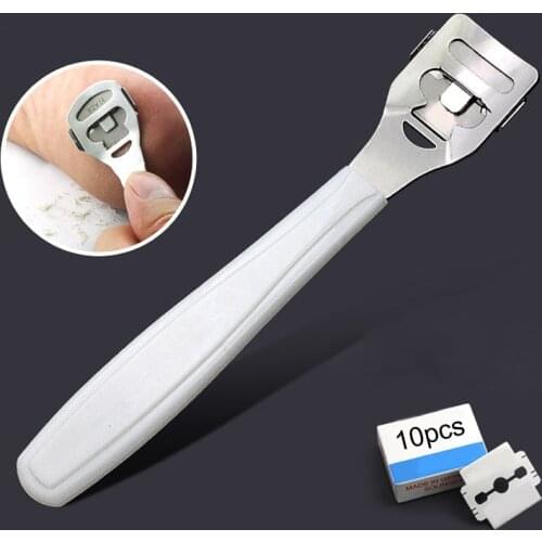 1pcs Leather Craft Thinning Tool Stainless Steel Pedicure Knife Cutting High Quality Foot Scraper Convenient Useful Silvery