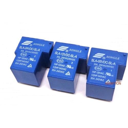 5pcs/lot SLA-5VDC-SL-A SLA-12VDC-SL-A SLA-24VDC-SL-A T90 General Relay 5 Pin
