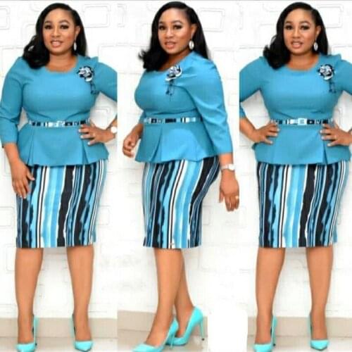 African Dresses For Women 2021 Vetement Femme Dashiki Print Africa Dress Clothes Dashiki Ankara Dresses Ladies