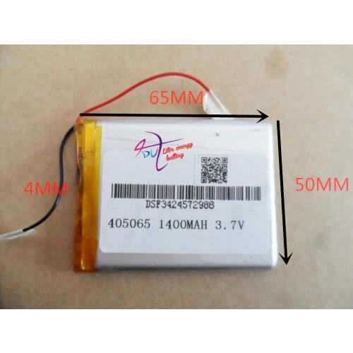 Best battery brand 3.7V tablet battery 405065 small battery MP3 MP4 GPS navigation mobile power