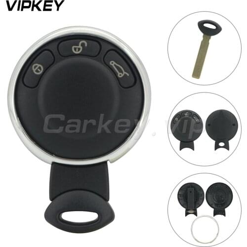 Remotekey smart car key case 3 button for Mini Cooper remote key shell IYZKEYR5602 2007 2008 2009 2010 2011