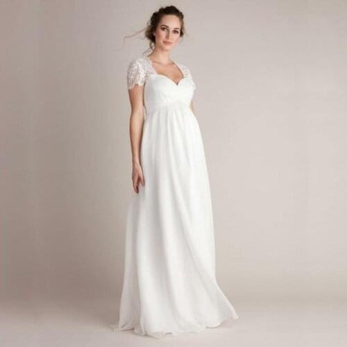 Long Maternity Photography Props Pregnancy Dress For Photo Shooting Off Shoulder Pregnant Dresses For Women Maxi Maternity Gown