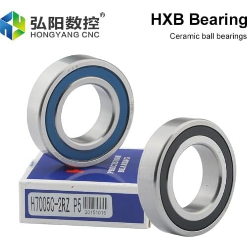 HXB Bearing CNC Milling Machine Spindle High Speed Bearing P4 7002 7003 7005 7007 Double Sealed Ceramic Bearing