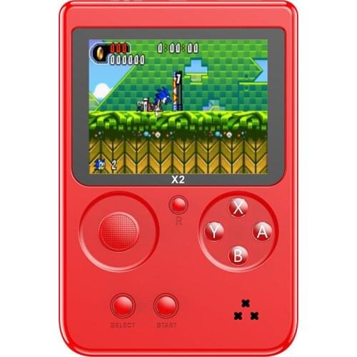 561-X2 Nostalgic Handheld Game Player Game Console Built-in 2500 NES FC GBA Games 2.8 Inch LCD Children Birthday Gift