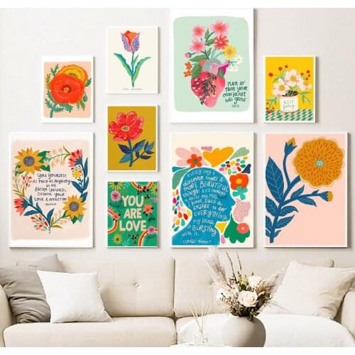 Claude Monet Inspirational Tulip Anatomy Wall Art Canvas Painting Nordic Posters And Prints Wall Pictures For Living Room Decor