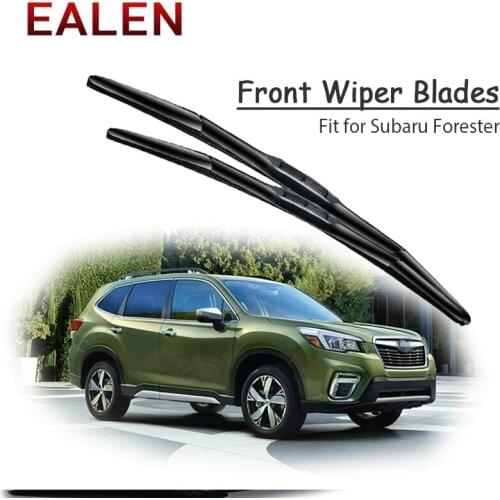 EALEN For Subaru Forester 2018 2017 2016 2015 2014-1997 Windscreen Wiper Accessories 1Set Rubber Car Front Wiper Blade Kit