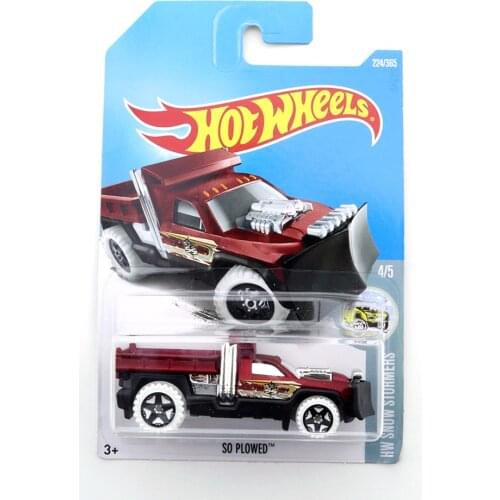 2017-224 Hot Wheels SO PLOWED Mini Alloy Coupe 1/64 Metal Diecast Model Car Kids Toys Gift
